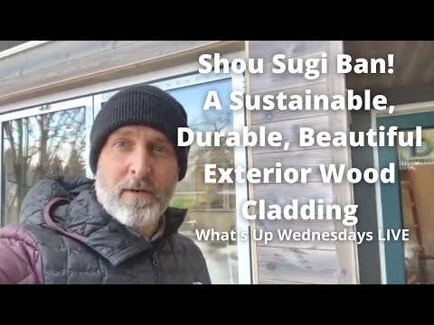Installing charred wood (shou sugi ban) siding on the 3-season sunroom | What’s Up Wednesday - Dec 8