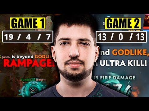 This is what happens when W33 plays Windranger!! 🎯 ( 2 GAMES )