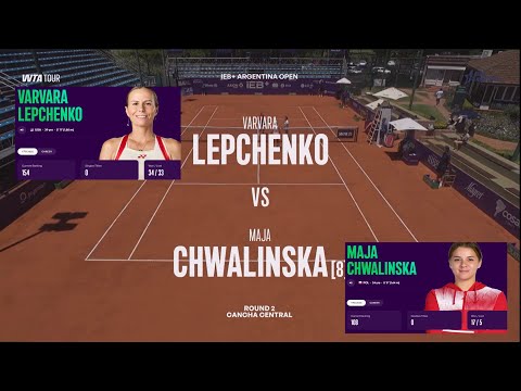 Varvara Lepchenko (USA) vs  (8) Maja Chwalinska (POL) - Game, Set, Match