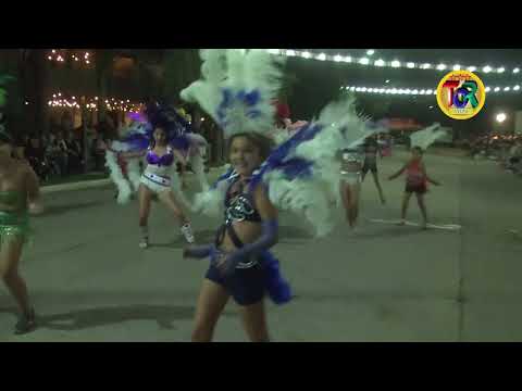 10 San Antonio de Litín: La comparsa  "Colores Tropicales" de Monte Leña participó de los carnavales