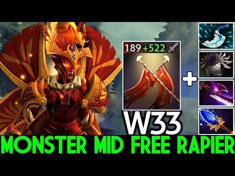 W33 [Legion Commander] Monster Mid +430 Damage Duel Free Rapier Dota 2