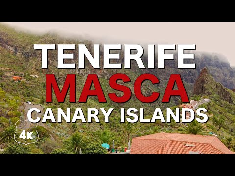 (📽⁴ᴷ⁶⁰) MASCA -  Small Mountain Village on the island of Tenerife  Before 1496.