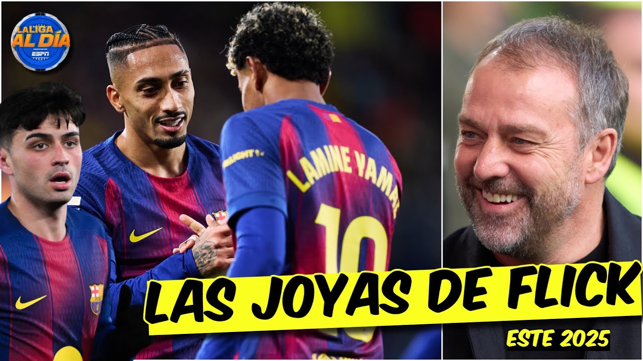 RAPHINHA, LAMINE YAMAL y PEDRI son la clave del éxito de HANSI FLICK este 2025 | La Liga al Día