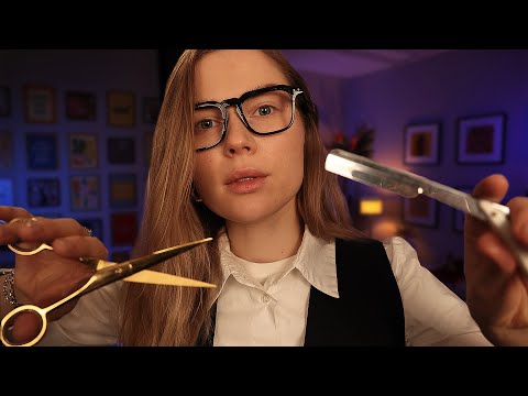 ASMR Barber Shop Roleplay ✂️ Shaving, Beard Trim & Relaxing Haircut (Personal Attention)