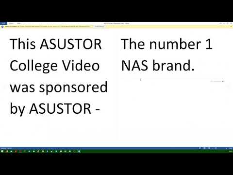 ASUSTOR College Episode 11 - Snapshots and Btrfs
