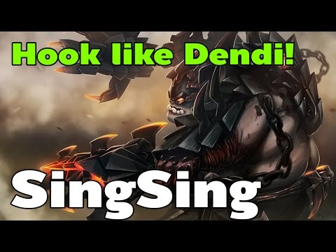 SingSing Plays Pudge: Hook like Dendi!