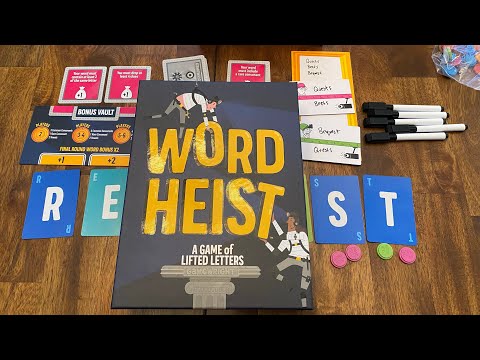 Fun Unique Word Game - Word Heist How Lou Sees It Review