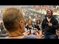 Fan Has No Idea He's Talking To Eddie Van Halen