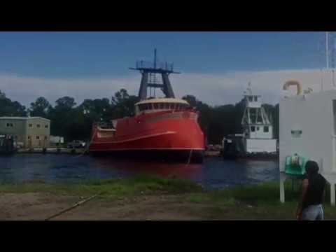 Brand new scalloper F/V Viking Power maiden launch