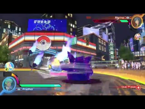 Pokkén Tournament Frezhor Gengar vs Chandelure (Marina) Ferrum League Red 116 Pokemon Nintendo Wii U