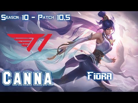 T1 Canna FIORA vs AATROX Top - Patch 10.5 KR Ranked