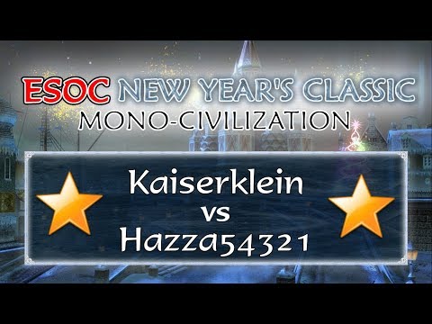 [AoE3] FINALS − Kaiserklein vs Hazza54321 − ESOC New Year's Classic