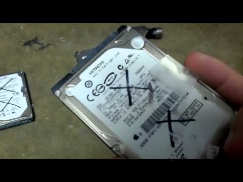 How to destroy a hard drive (quick and dirty way)