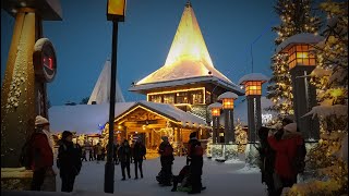 Santa Claus Village in Rovaniemi, Lapland Finland before Christmas - Arctic Circle Father Christmas