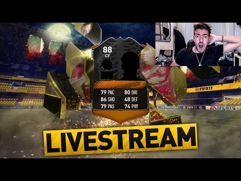 FIFA 17 LIVESTREAM: PACKLUCK PACK OPENING , FUT CHAMPIONS , FUT DRAFT , ULTIMATE TEAM - Wakez
