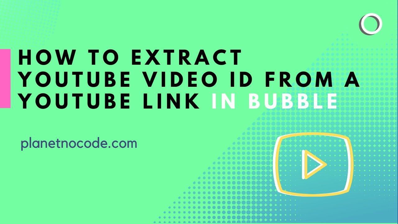 How to extract YouTube video ID from a YouTube link thumbnail