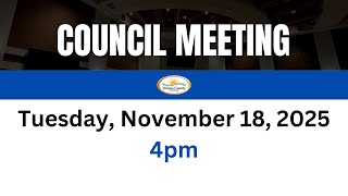 County Council - Tuesday November 18, 2025