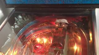 Williams Dracula Pinball machine clip before restoration