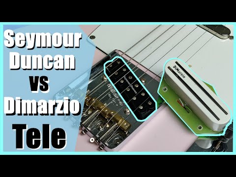 DiMarzio Chopper T vs. Seymour Duncan Little 59 Comparison | Tele Bridge Humbuckers