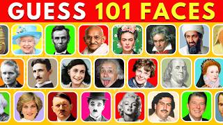 GUESS 101 HISTORICAL FIGURES 🤯 | Can You Name Them All