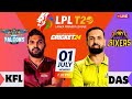 Match 01 Kandy Falcons Vs Dambulla Sixers Lanka Premier League 2024