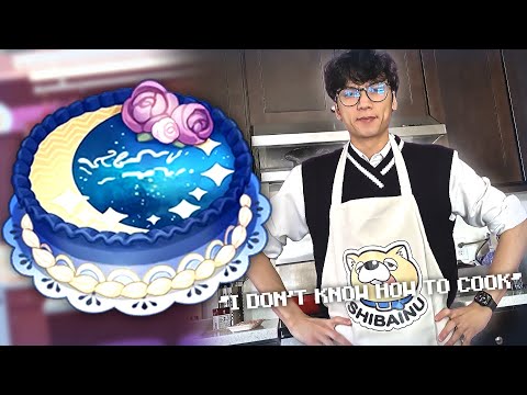 I Tried Recreating the Genshin Impact Cake (Baking with Jake)