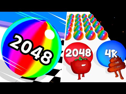 2048 Runner vs Jelly Man 2048  - Max Level Gameplay (Part 2)