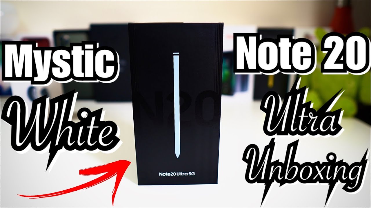 Mystic White Samsung Galaxy Note 20 Ultra Unboxing! U.S Unlocked Model