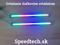 LED RGB podsvietenie vnútorné / vonkajšie - 12-24V / RF diaľkové ovládanie / 2x pásik - Video Youtube