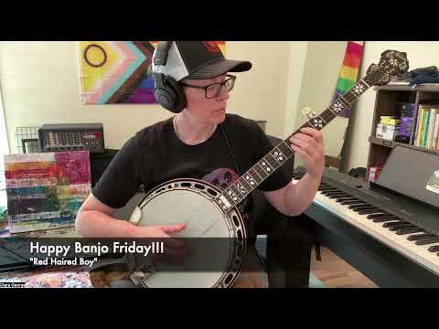 Banjo Friday 09.26.25 "Red Haired Boy" Clara George - banjo/guitar. #banjo #banjofriday #fiddletune