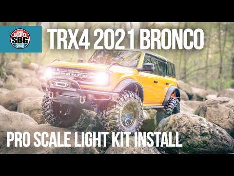 TRX4 2021 Bronco Pro Scale Light Kit Install