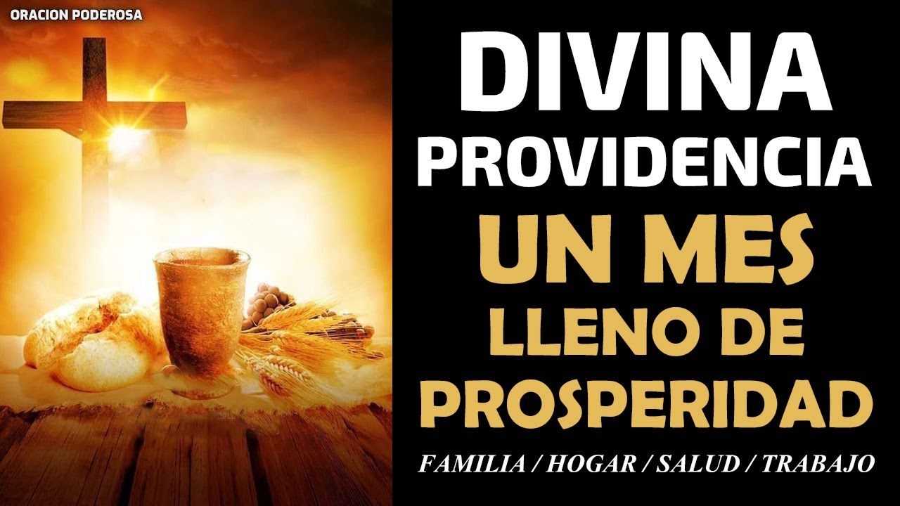 🙏 Divina Providencia, oración para tener un mes lleno de prosperidad🌿Familia, Hogar, Salud, Trabajo