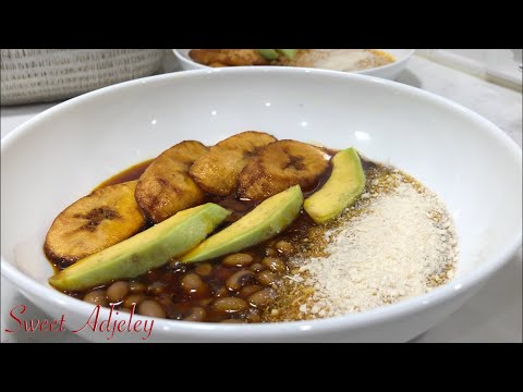 How To Make The Famous Ghana Street Food Yor Ke Gari | Quick & Easy Red Red Recipe