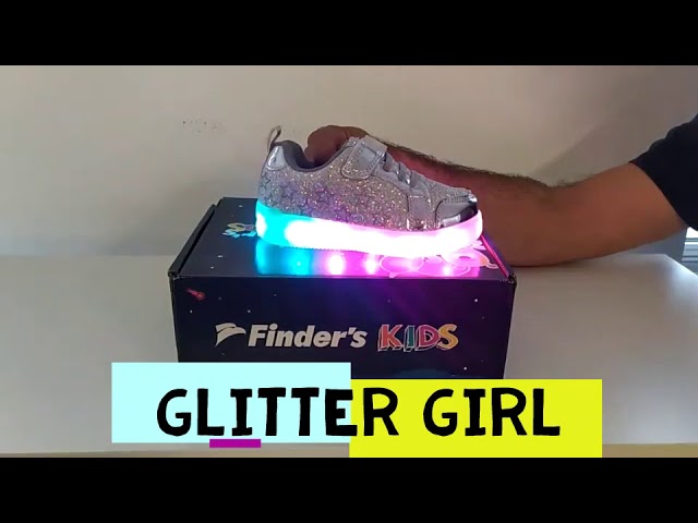 Vídeo relacionado con Zapatillas Deportivas Niña Zapatillas Luces Niña Running para Bambas con Luces Led Brillantes, de Piel Plataforma