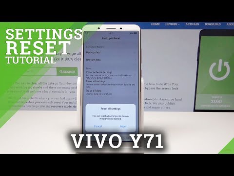 How to Restore Default Configuration in VIVO Y71 - Reset Settings Solution