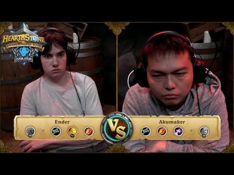 Hearthstone Championship Tour Sydney Stop 2018 | Ender vs Akumaker - DAY 2 | HCT Sydney Stop 2018