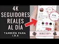 Como Conseguir Muchos Seguidores En INSTAGRAM Fácil Y Rápido | 4k Al Día