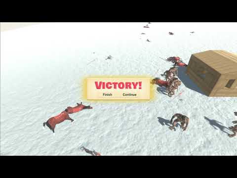 8 Werewolf snow vs all units - Animal Revolt Battle Simulator