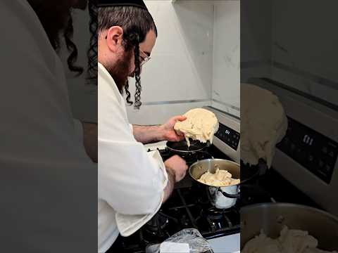 Homemade schmaltz & gribenes — the only oil we use for Pesach, says Zurich Spira.
