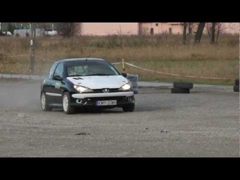WRT Rally Oes - Motul Kraków 11.11.2012 Proszowice - M.Loręcik / M.Poradzisz - Peugeot 206XS