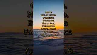 Isaiah 9:6 #love #bibileversetoday #bibleverse #biblepassage #jesus #shorts