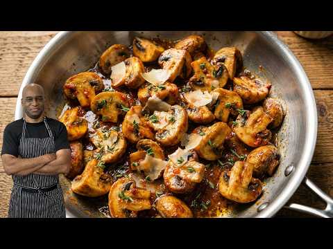 Restaurant-Style Steakhouse Garlic & Lemon Butter Mushrooms (Chef's Pro Tips Inside)