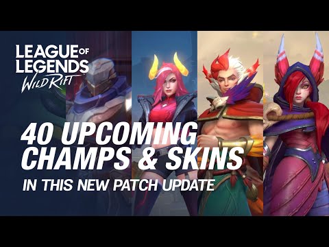 All New Upcoming Champions & Skins in 3D, Patch 2.1 | Update - League of Legends: Wild Rift