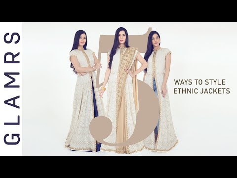 5 Ways To Style An Ethnic Long Jacket | Styling Tips & Tricks!