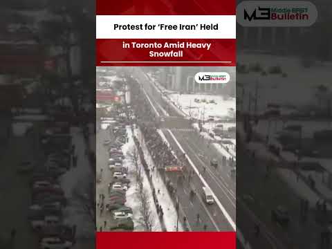 Toronto Sees Large Solidarity March for Iran Freedom and “Women, Life, Freedom” Movement