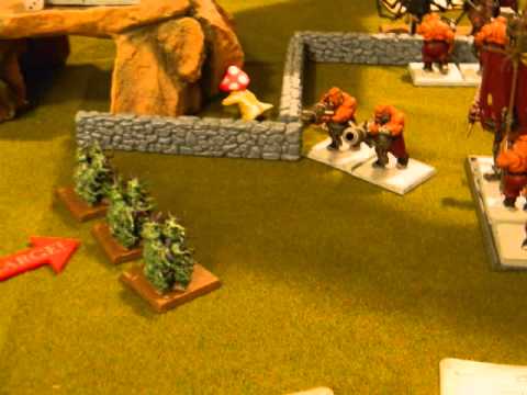70 Ogre Kingdoms vs Daemons of Chaos ( Warhammer Fantasy Battle)
