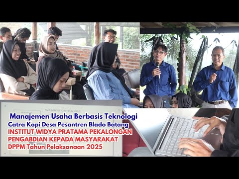 Manajemen Usaha Berbasis Digital Catra Kopi Desa Pesantren Blado Batang