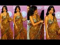 OOPS Blouse है Ya Bikini Suhana Khan Flaunts Her Huge Cleavage In Saree With Bikini Blouse