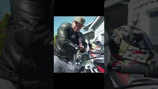 Motorcycle helmet visor hack