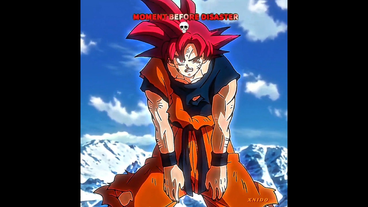 The Moment BeforeDisaster 🥶💀 || Dragon Ball Super || Goku Edit🗿|| #goku#edit#anime#dragonballsuper